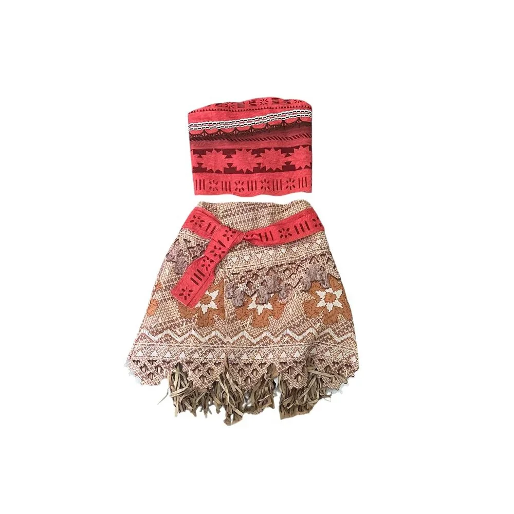 Disney Moana Halloween Costume Dress - Kids Size 4-6X